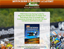 Tablet Screenshot of motocrosstrainingacademy.com